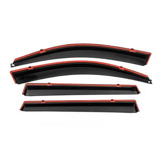 Window Deflectors with Chrome Trim Niken Luxury (4 pcs, Long) Toyota Rav 4 2006-2013 photo 3