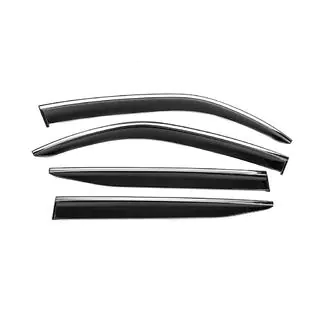 Window Deflectors with Chrome Trim Niken Luxury (4 pcs) photo 1