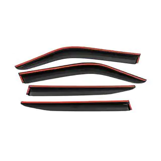 Window Deflectors with Chrome Trim Niken Luxury (4 pcs) photo 3