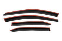 Toyota Camry 2017–2023 Window Deflectors with Chrome Trim Niken Luxury (4 pcs) photo 3
