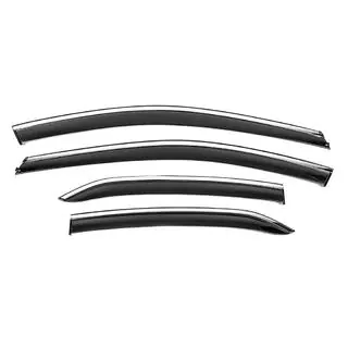 Window Deflectors with Chrome Trim Niken Luxury (4 pcs)