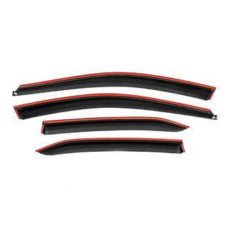 Window Deflectors with Chrome Trim Niken Luxury (4 pcs) photo 3
