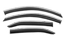 Toyota Camry 2006-2011 Window Deflectors with Chrome Trim Niken Luxury (EU, 4 pcs) photo 1