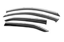 Toyota Camry 2006-2011 Window Deflectors with Chrome Trim Niken Luxury (EU, 4 pcs) photo 2