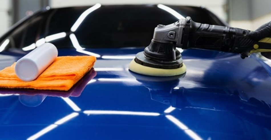 What is abrasive polishing of the car body?