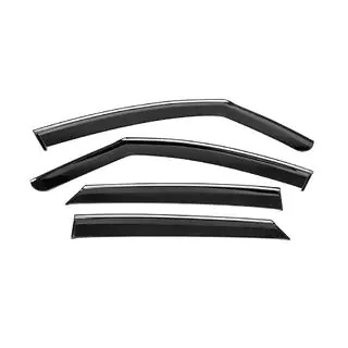 Window Deflectors with Chrome Trim Niken Luxury (4 pcs) photo 2