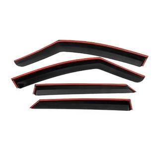 Window Deflectors with Chrome Trim Niken Luxury (4 pcs) photo 4