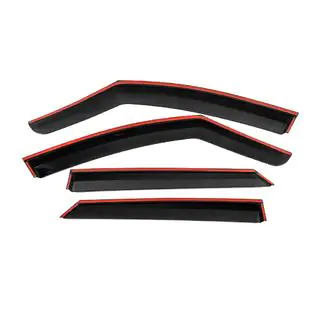 Window Deflectors with Chrome Trim Niken Luxury (4 pcs) photo 4