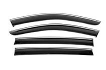 Volkswagen ID.6 2021- Window Deflectors with Chrome Trim Niken Luxury (4 pcs) photo 2
