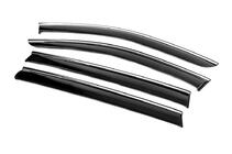 Volkswagen ID.6 2021- Window Deflectors with Chrome Trim Niken Luxury (4 pcs) photo 6