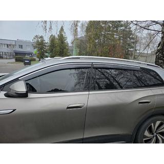 Window Deflectors with Chrome Trim Niken Luxury (4 pcs) photo 1
