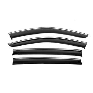 Window Deflectors with Chrome Trim Niken Luxury (4 pcs) photo 2