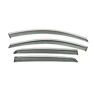Window Deflectors with Chrome Trim Niken Luxury (HB, 4 pcs) photo 1