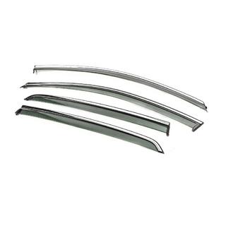 Window Deflectors with Chrome Trim Niken Luxury (HB, 4 pcs) photo 2