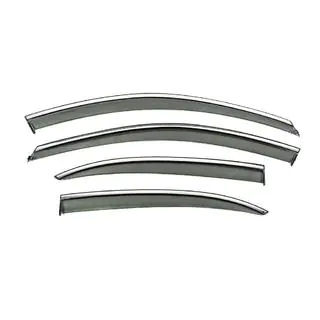 Window Deflectors with Chrome Trim Niken Luxury (USA, 4 pcs) photo 1