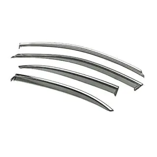Window Deflectors with Chrome Trim Niken Luxury (USA, 4 pcs) photo 2