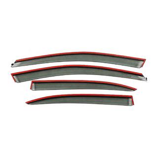 Window Deflectors with Chrome Trim Niken Luxury (USA, 4 pcs) photo 3