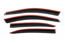 Volkswagen Jetta 2011-2018 Window Deflectors with Chrome Trim Niken Luxury (EU, 4 pcs) photo 3