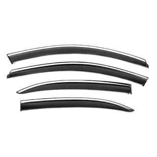 Window Deflectors with Chrome Trim Niken Luxury (EU, 4 pcs) photo 1