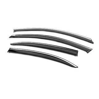 Window Deflectors with Chrome Trim Niken Luxury (EU, 4 pcs) photo 2