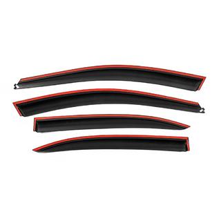 Window Deflectors with Chrome Trim Niken Luxury (EU, 4 pcs) photo 3