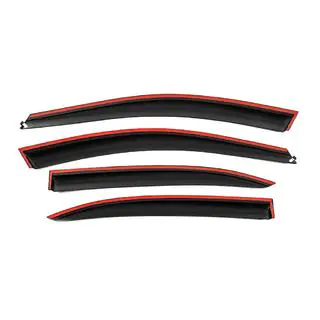 Window Deflectors with Chrome Trim Niken Luxury (EU, 4 pcs) photo 3