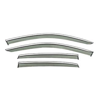 Window Deflectors with Chrome Trim Niken Luxury (4 pcs) photo 1