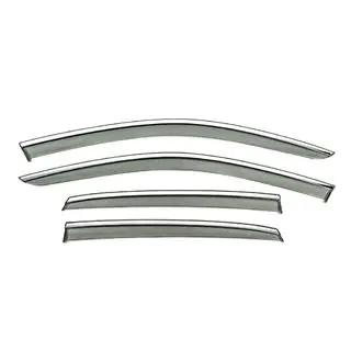Window Deflectors with Chrome Trim Niken Luxury (4 pcs)
