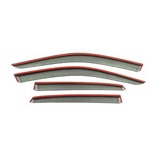 Window Deflectors with Chrome Trim Niken Luxury (4 pcs) photo 3