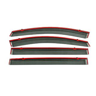 Window Deflectors with Chrome Trim Niken Luxury (4 pcs) photo 3