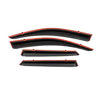 Window Deflectors with Chrome Trim Niken Luxury (4 pcs) photo 3