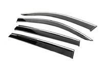 Volkswagen Tiguan 2016-2023 Window Deflectors with Chrome Trim Niken Luxury (4 pcs) photo 2