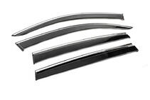 Volkswagen Tiguan 2016-2023 Window Deflectors with Chrome Trim Niken Luxury (4 pcs) photo 3