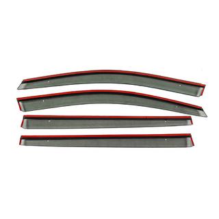 Window Deflectors with Chrome Trim Niken Luxury (4 pcs) photo 3