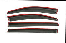 Volkswagen Touran 2015- Window Deflectors with Chrome Trim Niken Luxury (4 pcs) photo 3