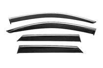 Volkswagen T-Cross 2019- Window Deflectors with Chrome Trim Niken Luxury (4 pcs) photo 1