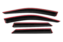 Volkswagen T-Cross 2019- Window Deflectors with Chrome Trim Niken Luxury (4 pcs) photo 4