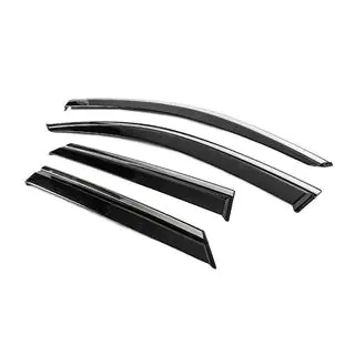 Window Deflectors with Chrome Trim Niken Luxury (4 pcs) photo 2