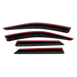 Window Deflectors with Chrome Trim Niken Luxury (4 pcs) photo 4