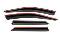 Volkswagen T-Roc 2017-2025 Window Deflectors with Chrome Trim Niken Luxury (4 pcs) photo 3