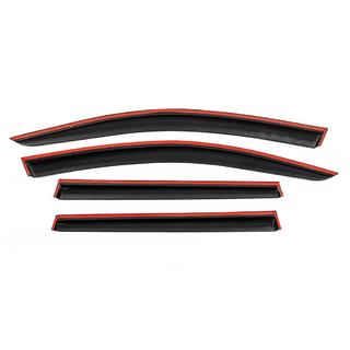 Window Deflectors with Chrome Trim Niken Luxury (SW, 4 pcs) photo 3