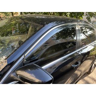 Window Deflectors with Chrome Trim Niken Luxury (USA, 4 pcs) photo 1