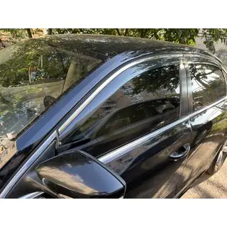 Window Deflectors with Chrome Trim Niken Luxury (USA, 4 pcs) photo 1