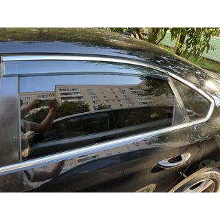 Window Deflectors with Chrome Trim Niken Luxury (USA, 4 pcs) photo 4