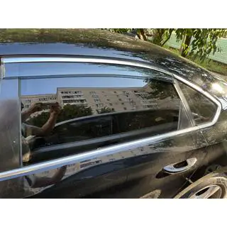 Window Deflectors with Chrome Trim Niken Luxury (USA, 4 pcs) photo 4