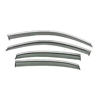 Window Deflectors with Chrome Trim Niken Luxury (USA, 4 pcs) photo 2