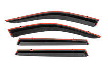 Volvo XC90 2015- Window Deflectors with Chrome Trim Niken Luxury (4 pcs) photo 3