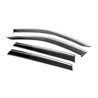 Window Deflectors with Chrome Trim Niken Luxury (4 pcs) Volvo XC90 2015- photo 2
