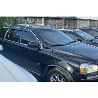 Window Deflectors with Chrome Trim Niken Luxury (4 pcs) Volvo XC90 2002-2014 photo 1
