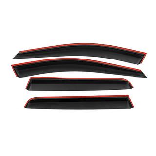 Window Deflectors with Chrome Trim Niken Luxury (4 pcs) photo 4